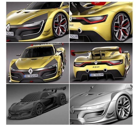 Renault Sport RS01 2015 3D Model