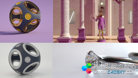 C4D OC渲染器灯光照明预设The Pixel Lab – Octane Lighting Essentials