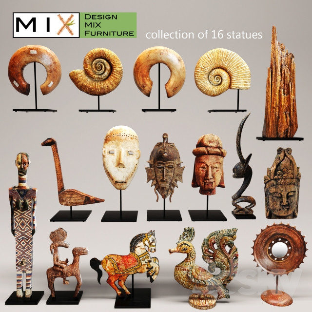 Design Mix Furniture. Collection of 16 pieces