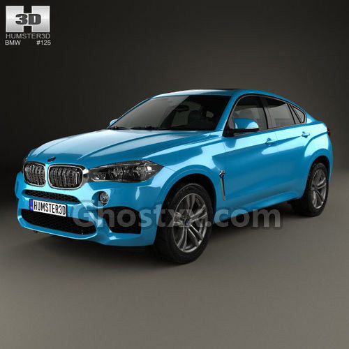 BMW X6 M 2014 - Vray - 3D Model