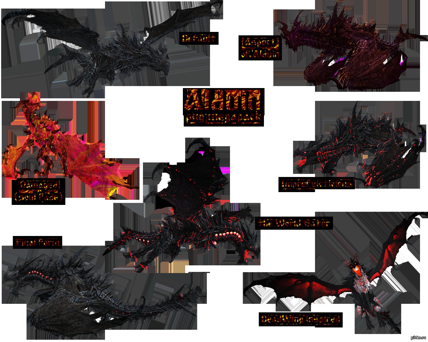 Alduin 3D model