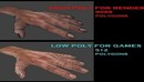 男性手3d模型Rigged Hands 3d model-缩略图