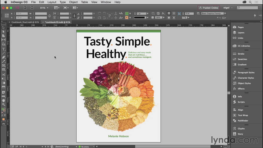 Lynda - 用indesign cc 设计一部绘本手册