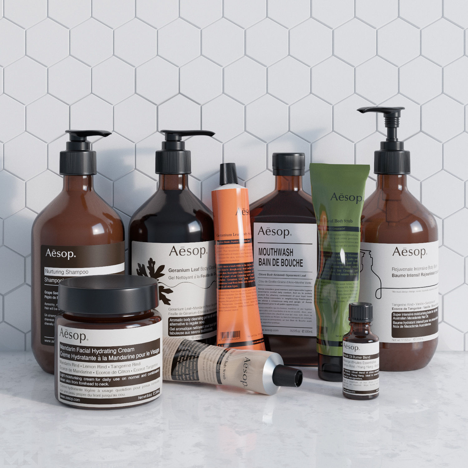 Aesop Cosmetics 伊索化妆品3D模型