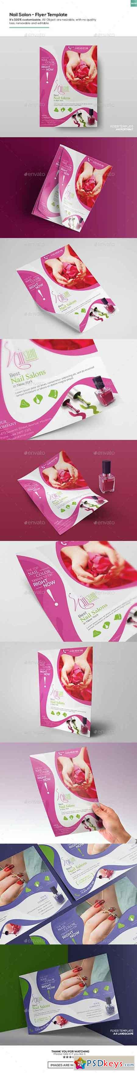 Nail Salon Flyer Template 16150003