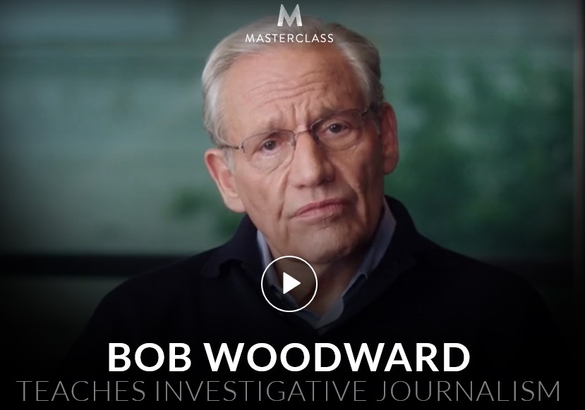 设计星素材分享平台 Masterclass Bob Woodward Teaches Investigative Journalism 2018