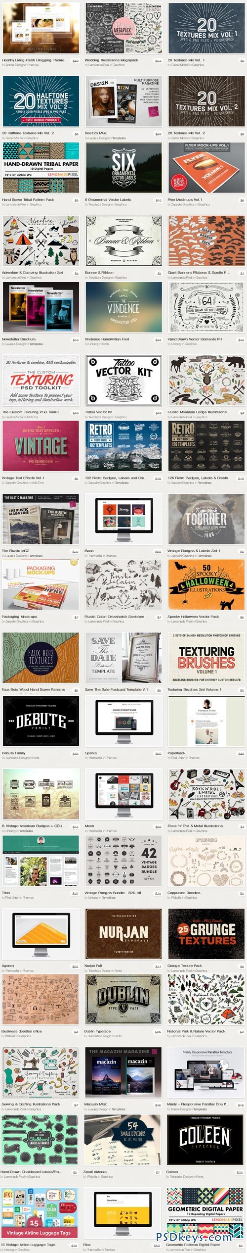 Creative Market Big Bundle II