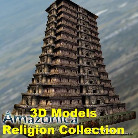 DAZ/Poser : 3D Models Religion Collection
