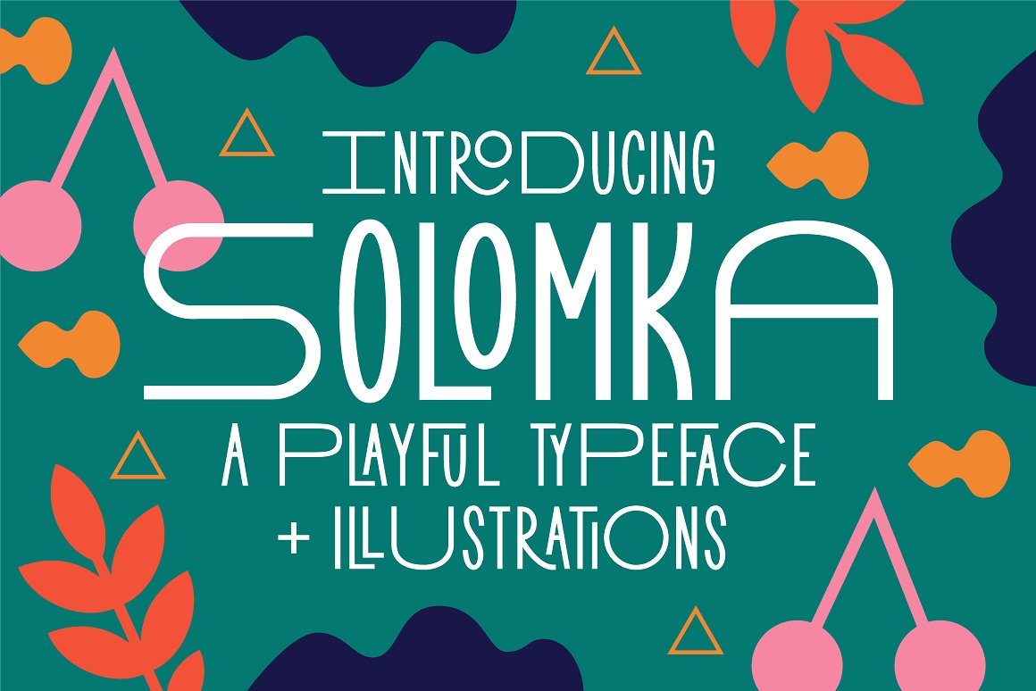 Solomka - Sans Condensed Typeface