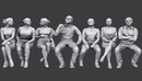 CM - Lowpoly People Sitting Pack Vol.5 2194084-缩略图