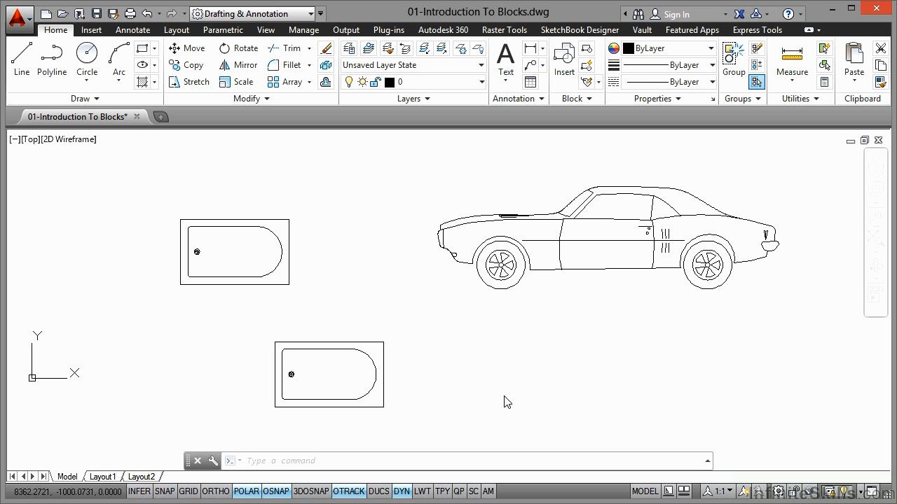 Autocad Blocks And Dynamic Blocks Training Video