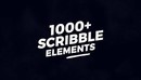 1000+手绘元素Ae模板素材包 Scribble Elements-缩略图