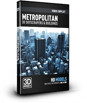Video Copilot - 3D Models: Metropolitan Pack - 3D City & SkyCraper Pack