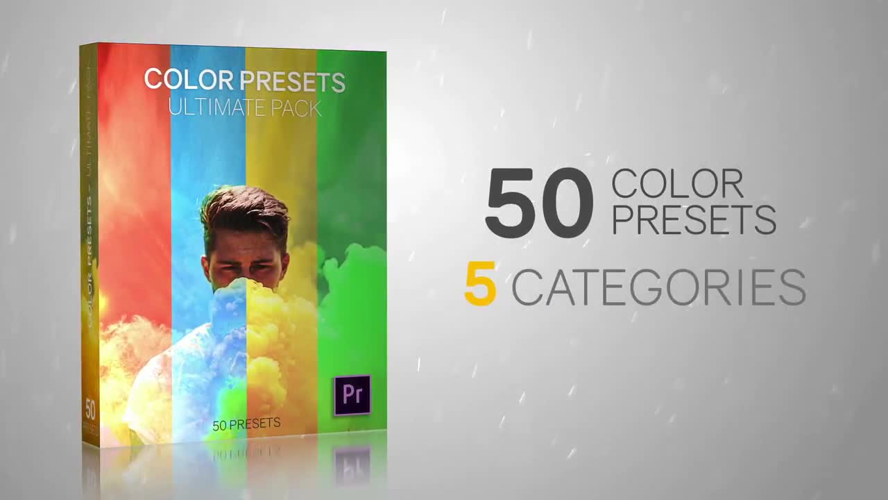 50 Color Presets Ultimate Pack for Adobe Premiere Pro
