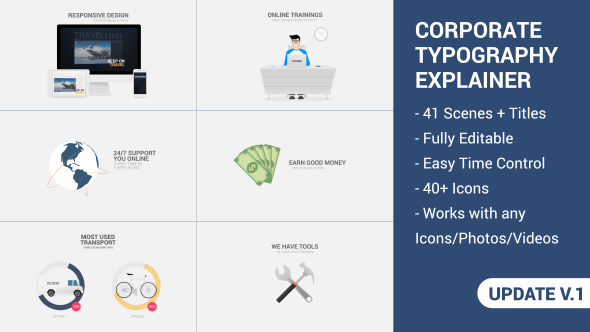 Videohive Corporate Typography Explainer 13107586
