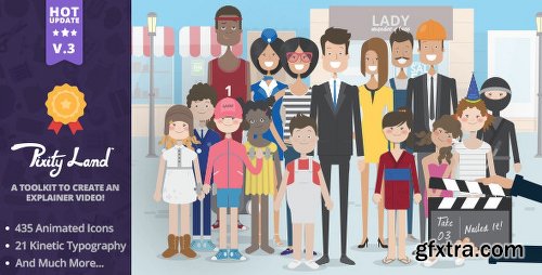 Videohive Pixity Land | Character Animation Explainer Toolkit v3.6.3 7139829