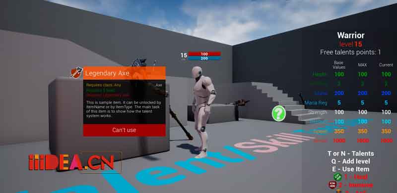 UnrealEngine Talent Skill Tree Builder – 游戏开发天赋/技能树系统