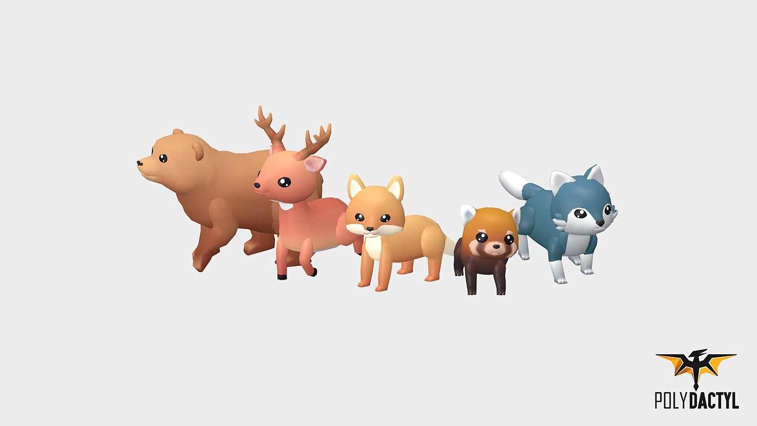Cuberbrush - Forest Animals - Wild Series