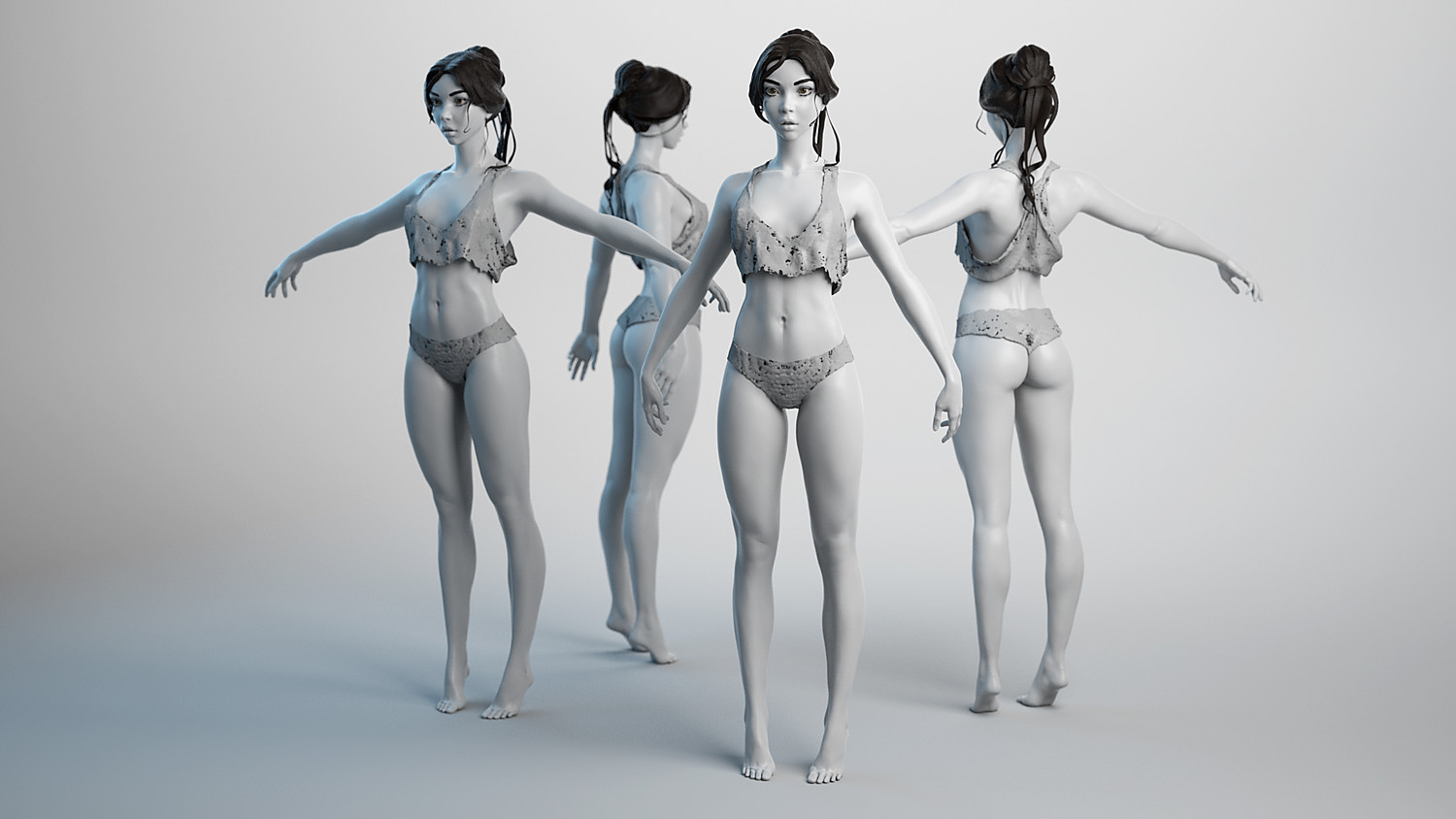 Cubebrush - Female Basemesh 01
