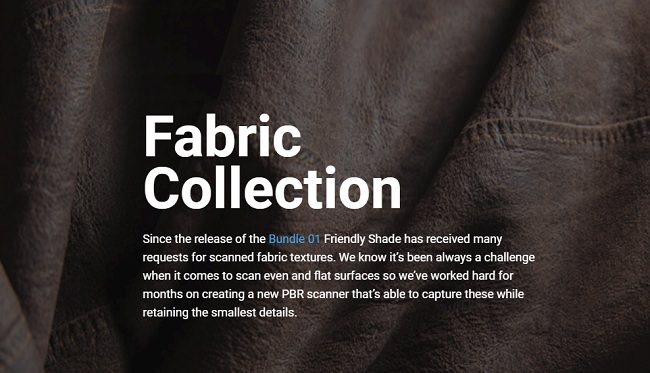 Friendly Shade - Fabric Collection 01 (Part Four. 90k texture)