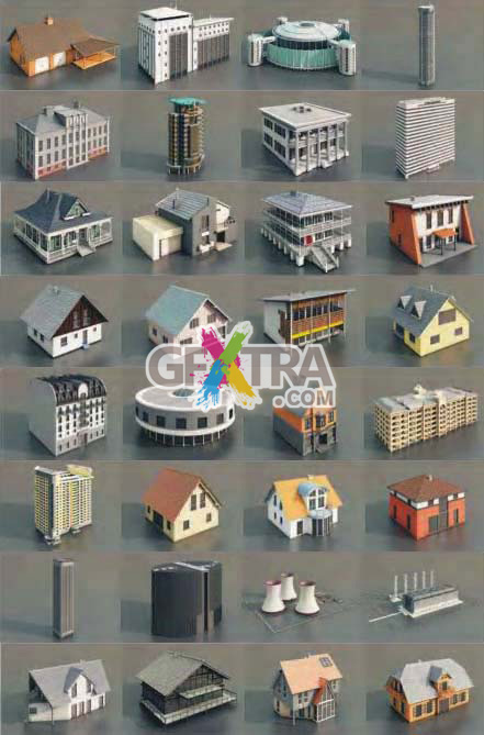 DOSCH 3D - BUILDINGS COLLECTION for 3DMAX