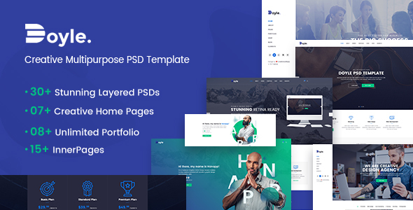 Doyle - Creative Multipurpose Sketch Template