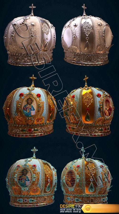 Priest Crown 3D Model教皇王冠