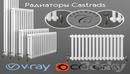 暖气片3d模型 Radiators, steel Castrads, series Florence 2-缩略图