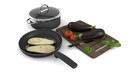 厨具C4D模型 kitchenware with pan pot tomato...-缩略图