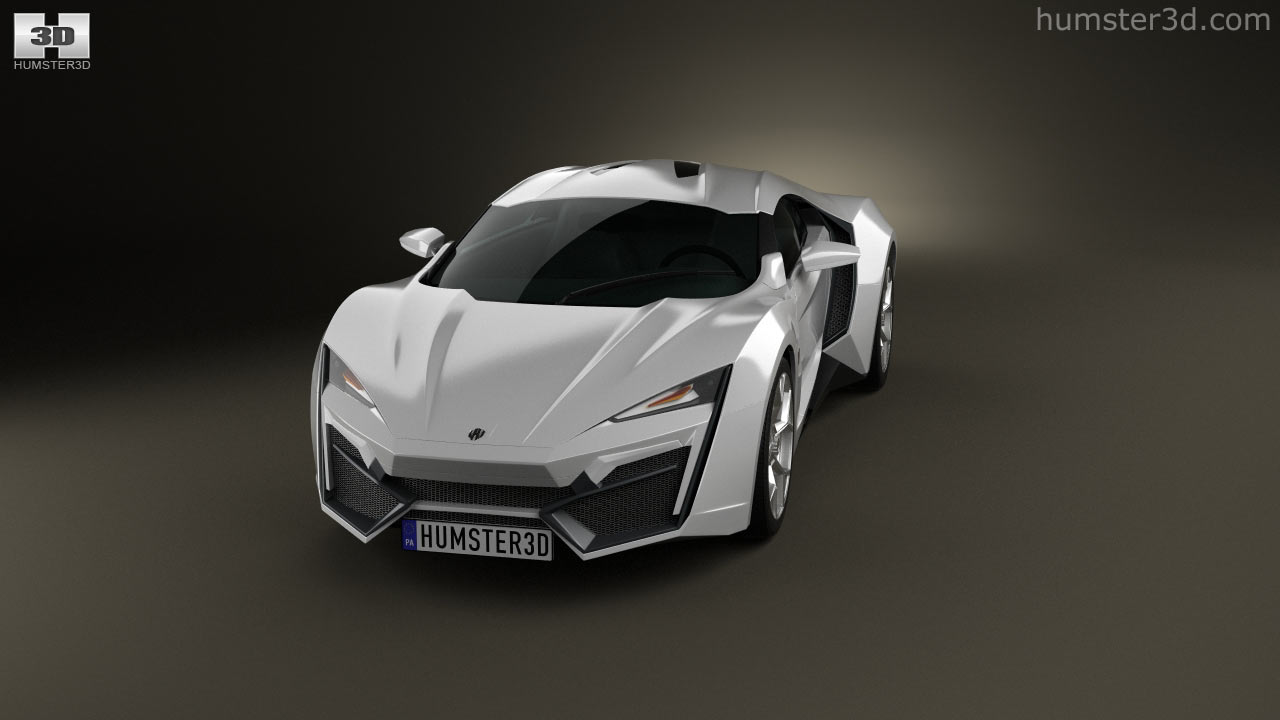 3D model of W Motors Lykan HyperSport 2012