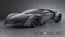 3D model of W Motors Lykan HyperSport 2012-缩略图