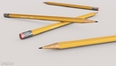 带橡皮的铅笔C4D模型 Pencil Model by Remco-缩略图