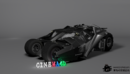 精度模型——蝙蝠战车，C4D格式-缩略图