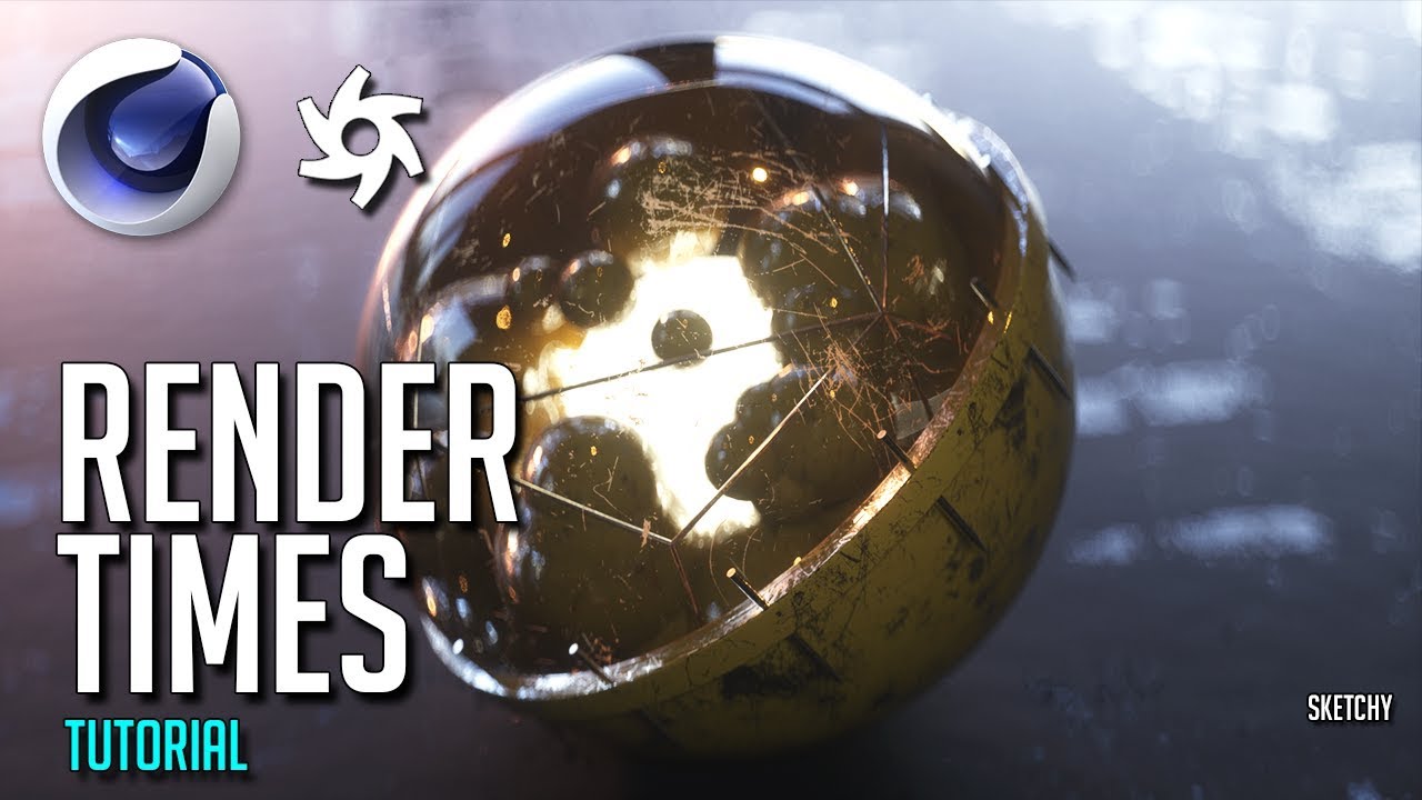 C4D减少Octane Render渲染的时间和噪点 Cinema 4D Tutorial Decreasing Render T...