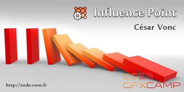 权重材质插件CodeVonc Influence Point v1.25