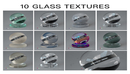 100组玻璃钢铁布料塑料大理石木纹C4D Octane渲染器材质4K预设 Octane Texture Pack...-缩略图