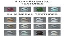 100组玻璃钢铁布料塑料大理石木纹C4D Octane渲染器材质4K预设 Octane Texture Pack...-缩略图