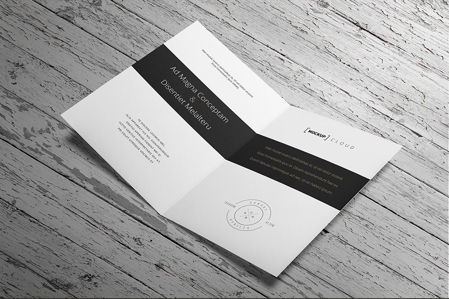 邀请函/贺卡样机模板 Invitation / Greeting Card Mock-Up