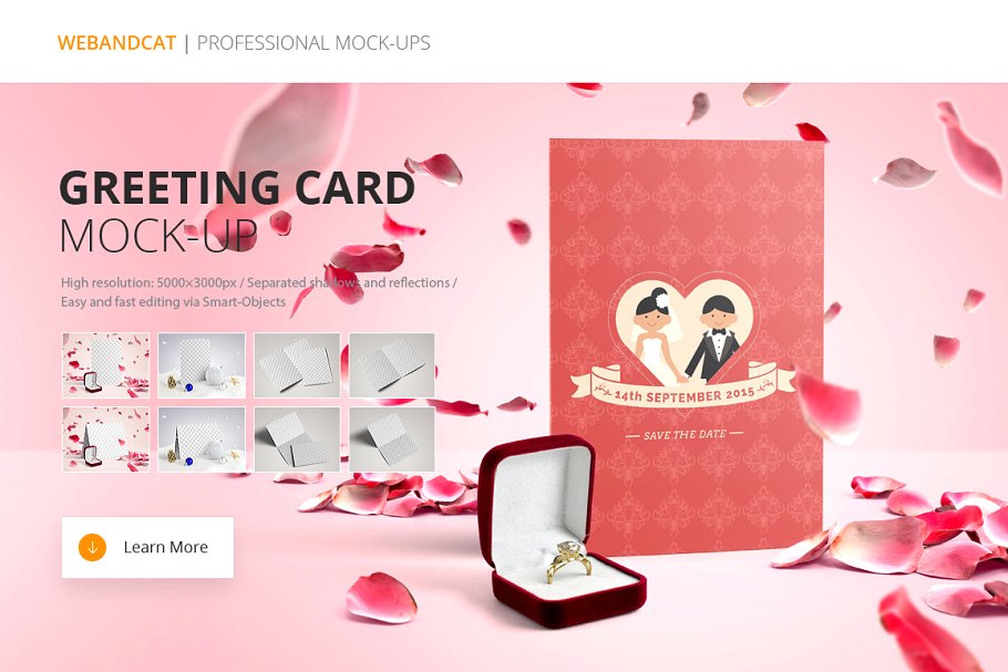 CM - Invitation / Greeting Card Mock-Up 432125
