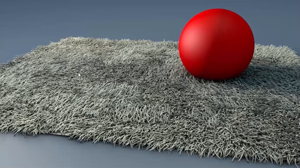 C4D使用毛发制作毛地毯教程 Cinema 4D Tutorial - Modelagem de Tapetes com Hair
