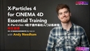 [中文音译]C4D教程 X-Particles 4粒子插件基础入门训练教程 Lynda - X-Particles 4...-缩略图