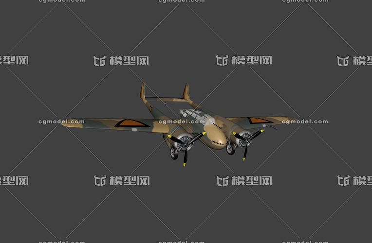 Fokker GI 荷兰重型双引擎战斗机 荷兰二战战斗机模型