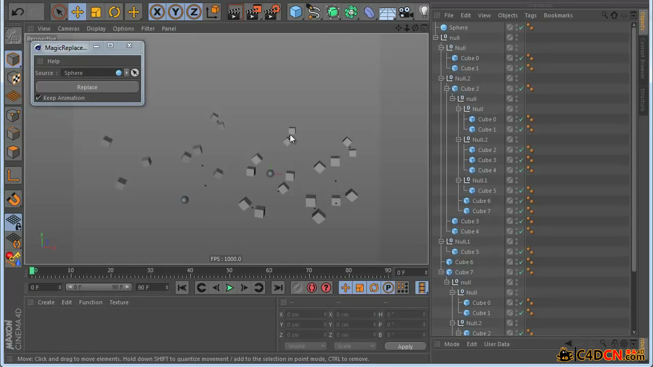 C4D动画模型替换插件 Nitro4d Magic Replace V1.0 R12-R16 Win/Mac + 使用教程