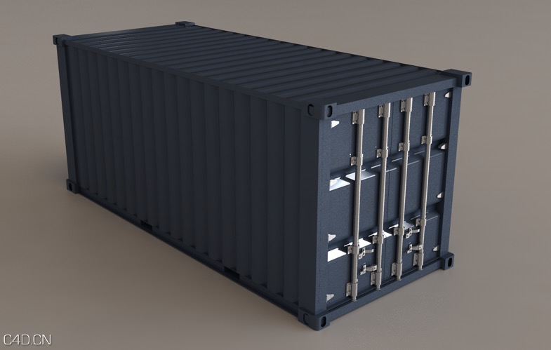 集装箱C4D模型 Model of container 3D