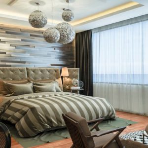 Modern Bedroom Interior Scene 14