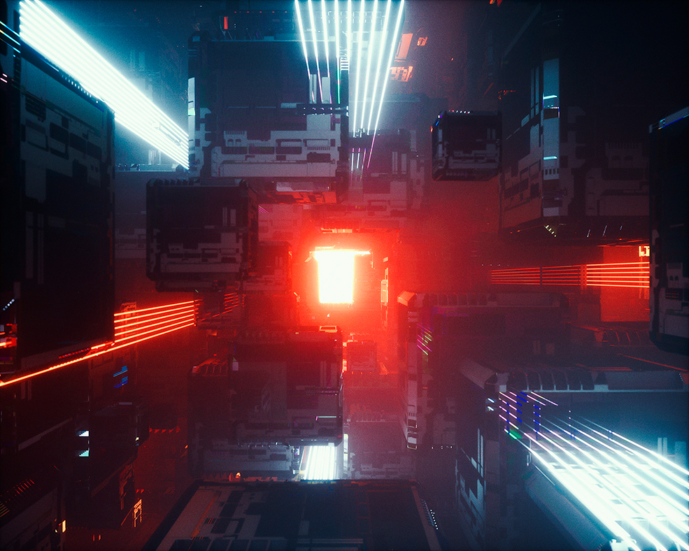 C4D精品工程第638季：科幻隧道穿梭动画C4D工程 C4D Project[Cinema4D - Octane]