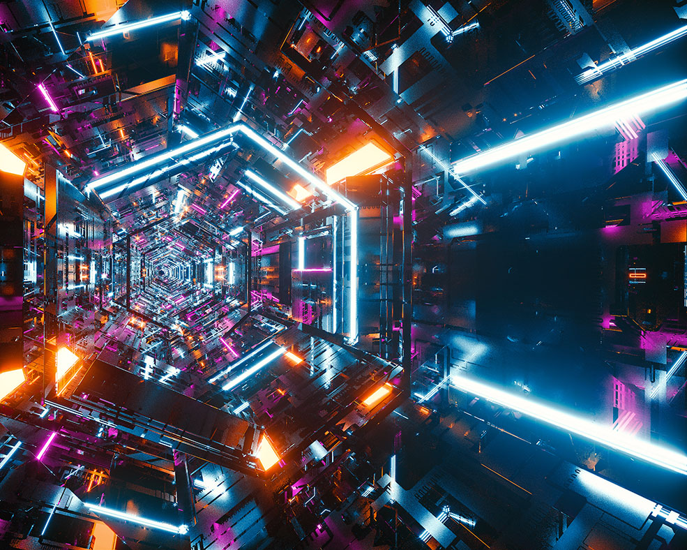 C4D精品工程第337季：科幻隧道穿梭动画C4D工程文件 c4d project