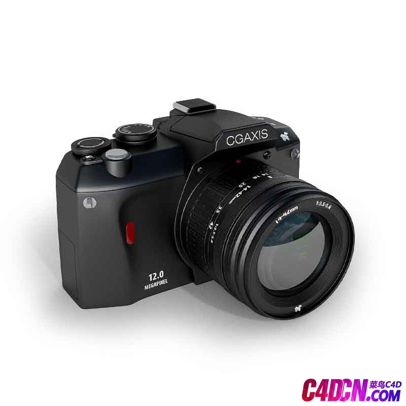 C4D模型 照相机单反相机摄像机镜头数码相机模型