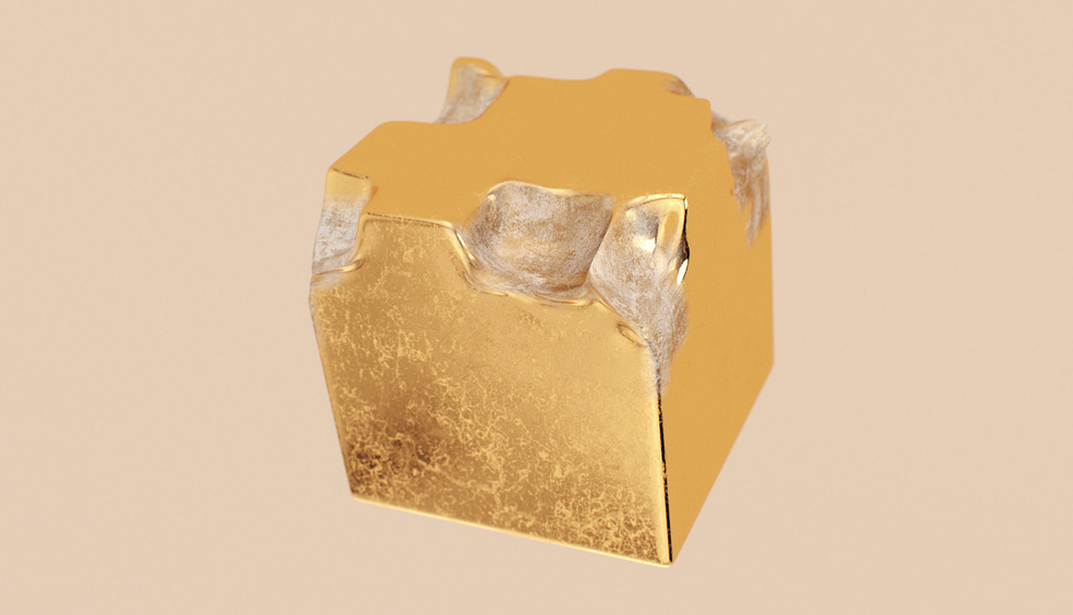 C4D软体方块被砸出坑动画工程 C4D Softbody Damage