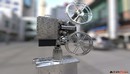 复古电影放映机胶片机模型Retro movie projector film machine model-缩略图